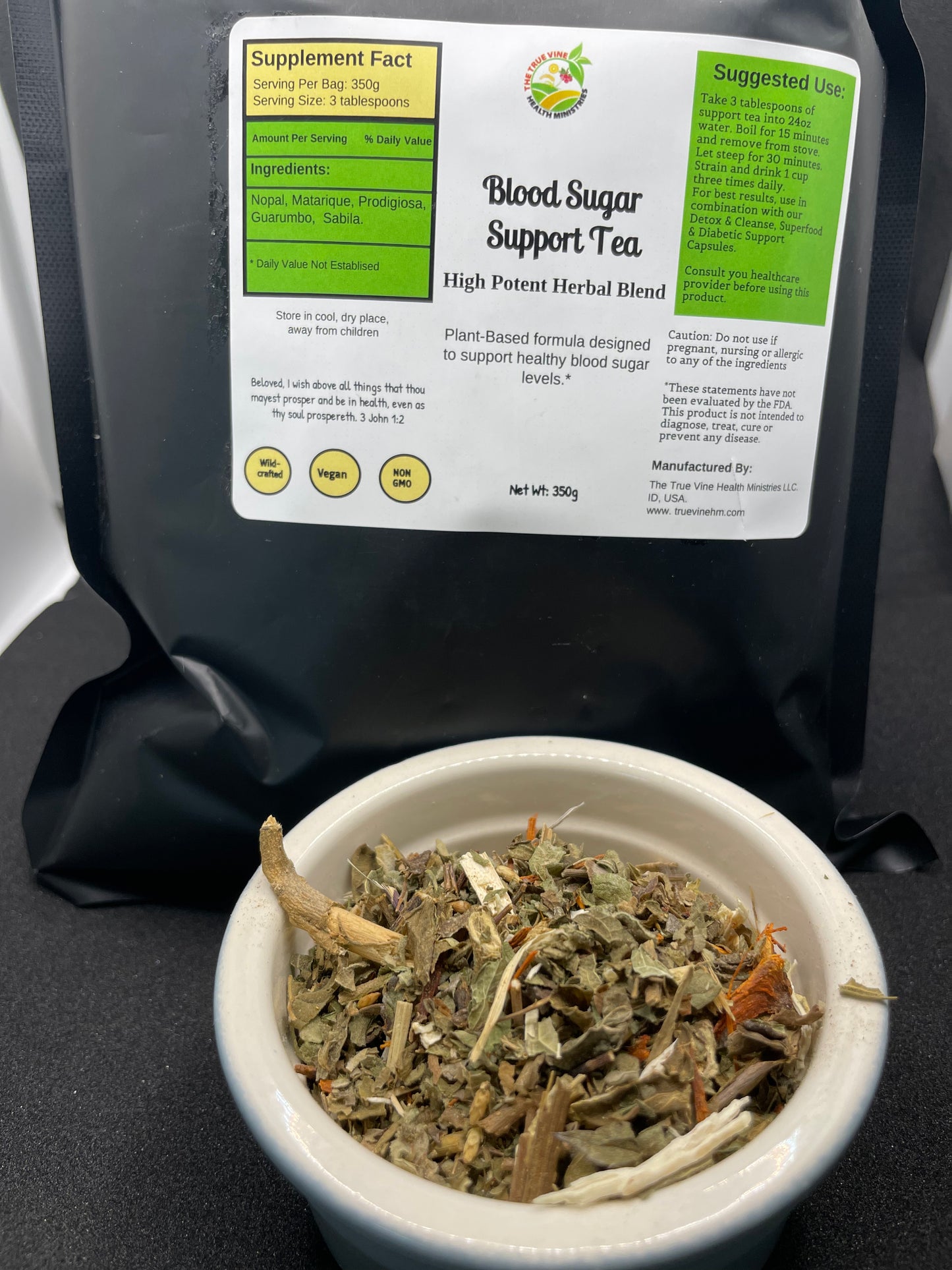 Blood Sugar  Tea Support