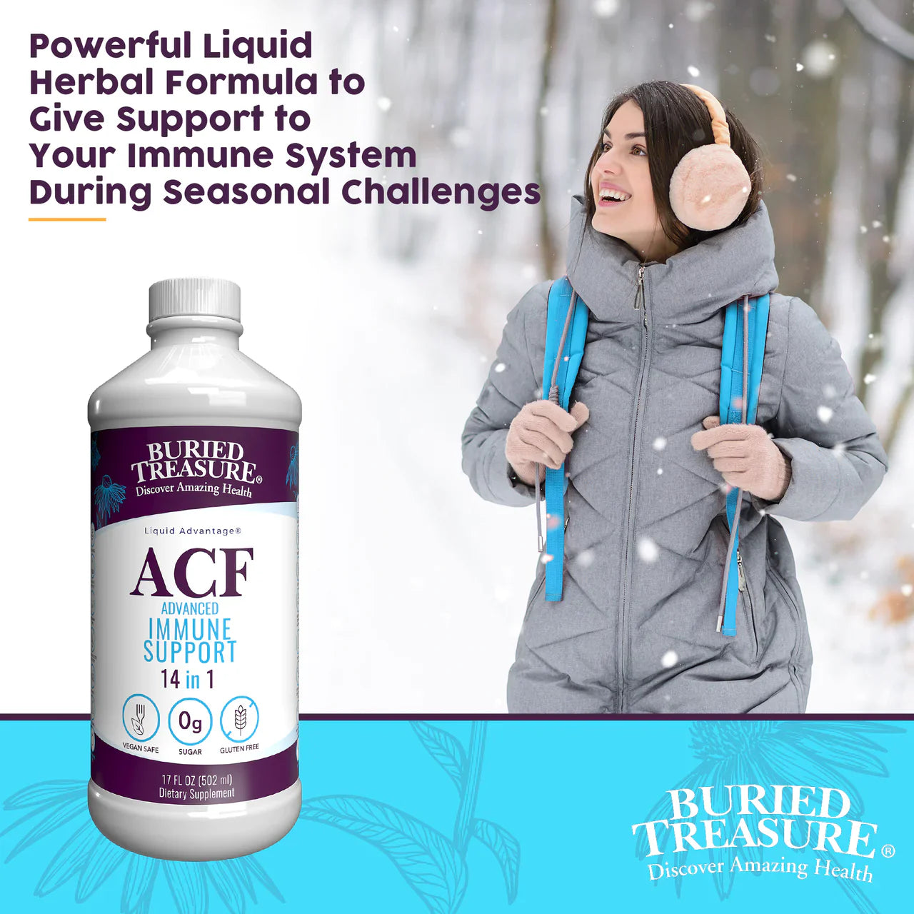 ACF Advanced Immune Support Liquid Supplement