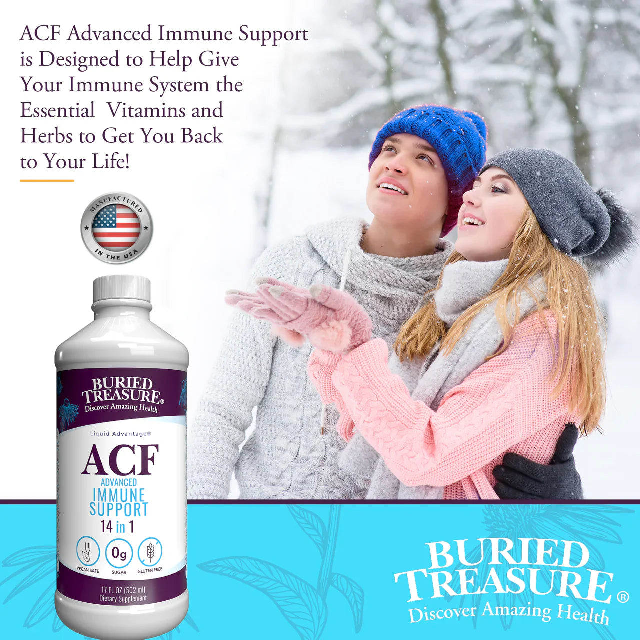 ACF Advanced Immune Support Liquid Supplement